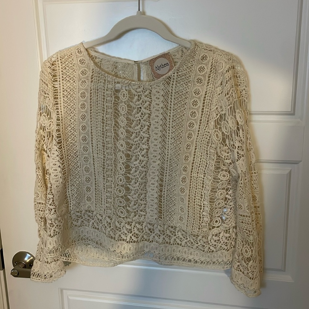 Knit/crochet top
